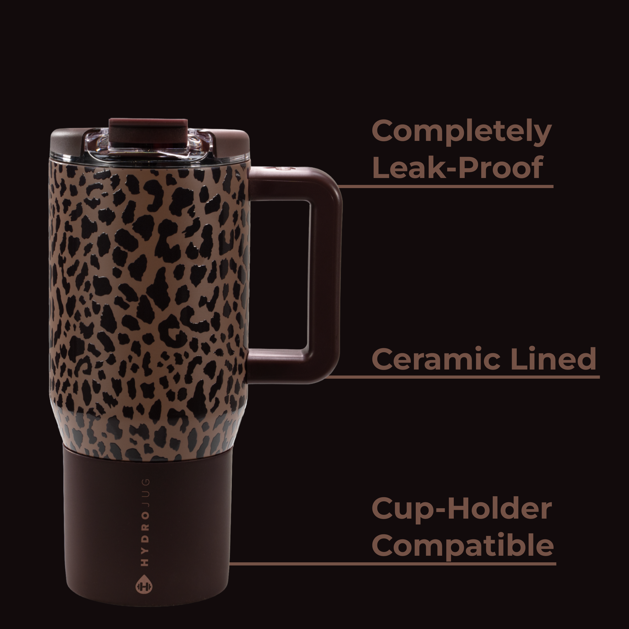 Brown Leopard - Coffee Traveler qc9cp