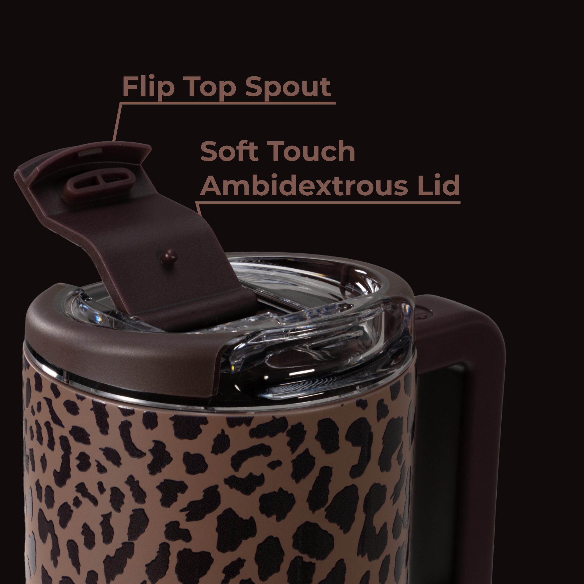 Brown Leopard - Coffee Traveler qc9cp
